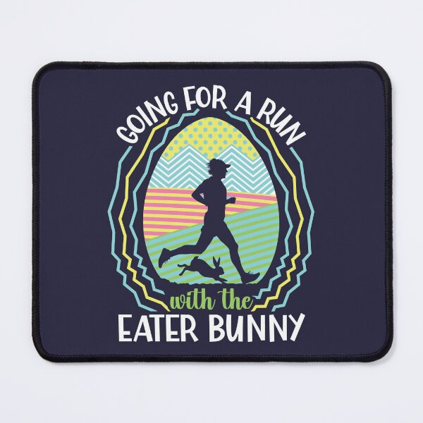 Item preview, Going For A Run With The Easter Bunny | Running | Funny Easter Quotes designed and sold by DrawingBoard.