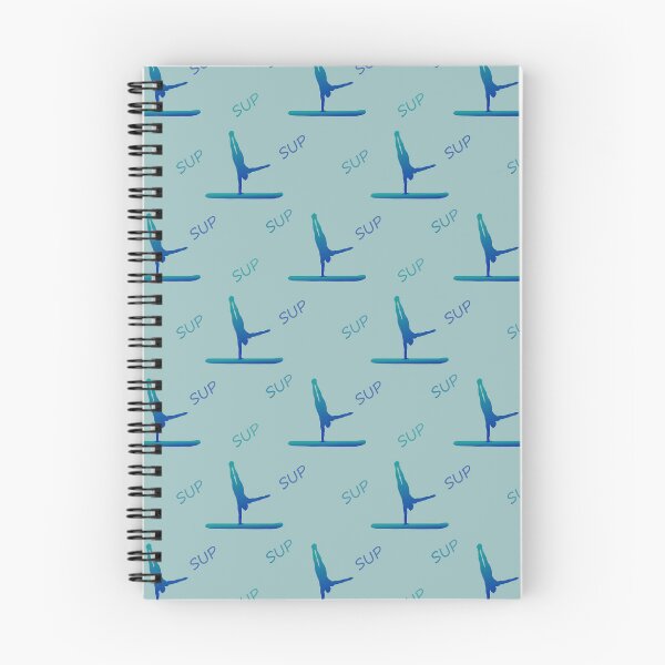 Item preview, Male SUP handstand pattern blue designed and sold by Pauletart.