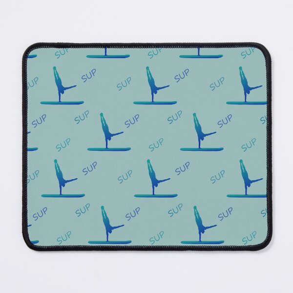 Item preview, Male SUP handstand pattern blue designed and sold by Pauletart.