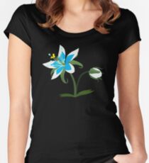 Camiseta entallada de cuello redondo Aliento de lo salvaje - Flor