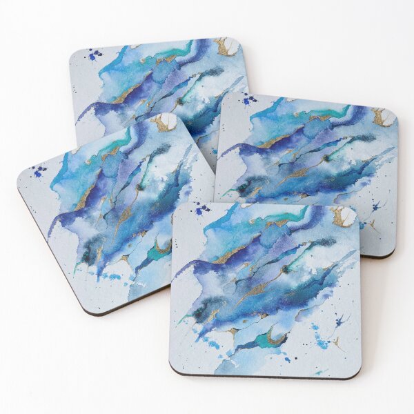 Item preview, Scream blue gold designed and sold by Stylekonzept.