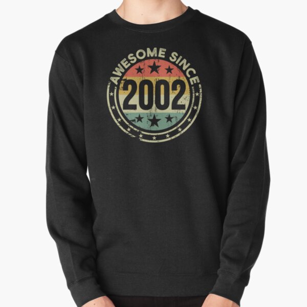 2002 Sweatshirt Embroidered, Est 2002 Limited Edition Sweater, 21st  Sweatshirt, 2002 Crewneck Sweat Bday Gifts, 21st Birthday Gift For Him