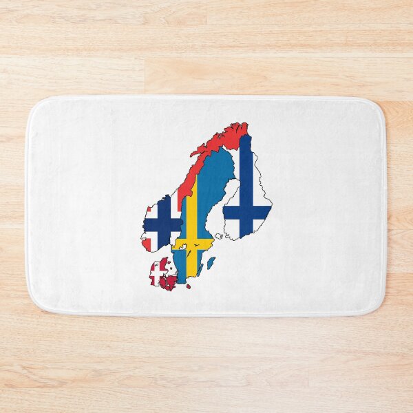 Item preview, Scandinavia Map designed and sold by Frogpen.