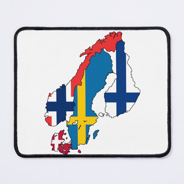 Item preview, Scandinavia Map designed and sold by Frogpen.