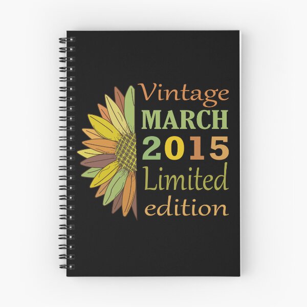 Item preview, vintage march 2015 limited edition, 7 Year Old Gifts Vintage 2015 Limited Edition 7th Birthday designed and sold by SimoSaladain.