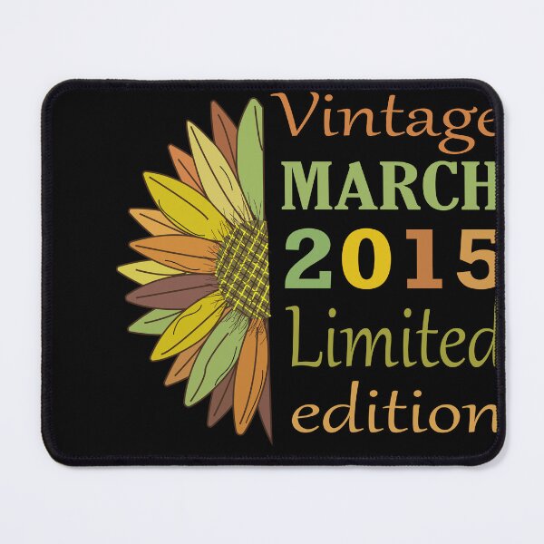 Item preview, vintage march 2015 limited edition, 7 Year Old Gifts Vintage 2015 Limited Edition 7th Birthday designed and sold by SimoSaladain.