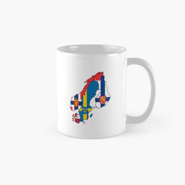 Item preview, Nordic Coat of Arms Map designed and sold by Frogpen.