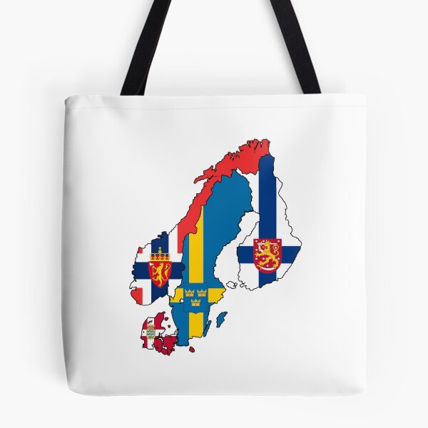Item preview, Nordic Coat of Arms Map designed and sold by Frogpen.
