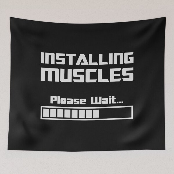 Item preview, Installing Muscles Please Wait Loading Bar Essential . designed and sold by david5549858.