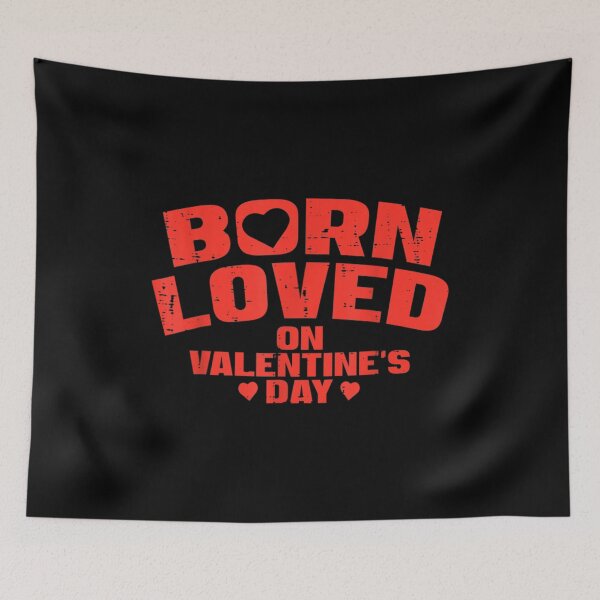 Item preview, Born On Valentines Day Birthday Valentine Boy Girl Kid  designed and sold by vergielx.