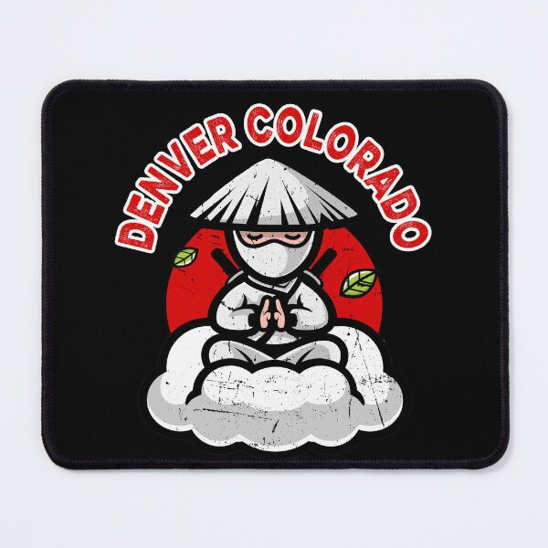 Item preview, Ninja Warrior Pose Denver Colorado designed and sold by dreamofdenim.
