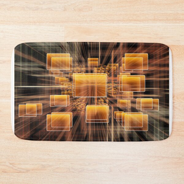 Item preview, Futuristic cubes, modern print design designed and sold by DegoPine  Art Studio.