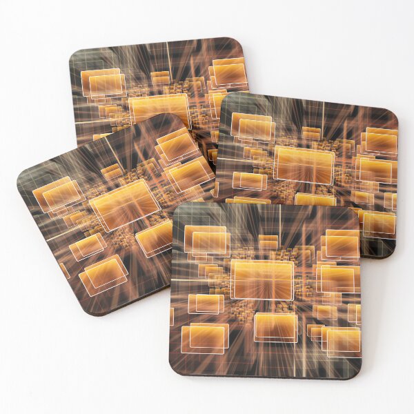 Item preview, Futuristic cubes, modern print design designed and sold by DegoPine  Art Studio.