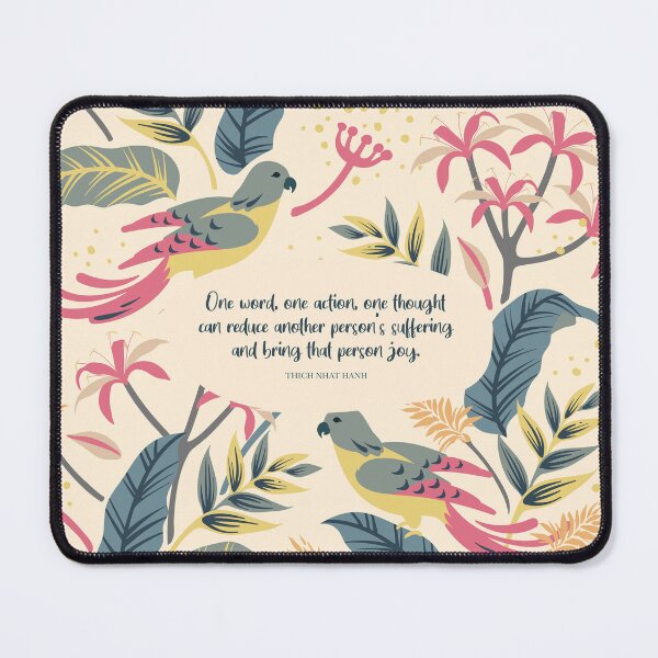 Item preview, One word, one action, one thought can reduce another person’s suffering and bring that person joy. - Thich Nhat Hanh designed and sold by StudioCitrine.