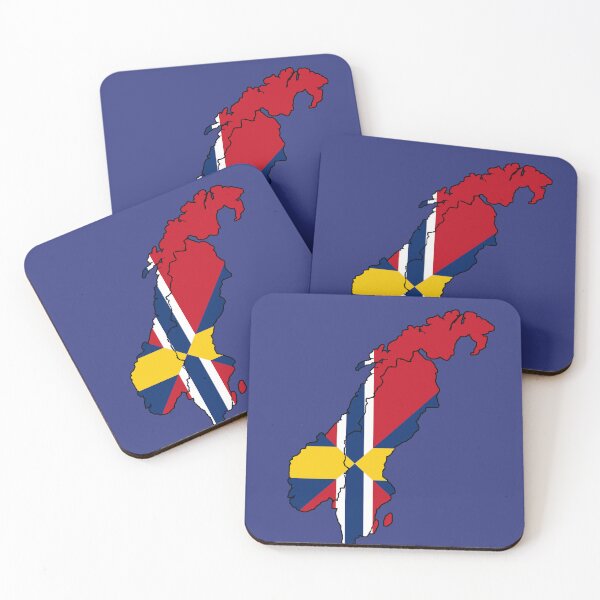 Item preview, Sweden-Norway Map designed and sold by Frogpen.