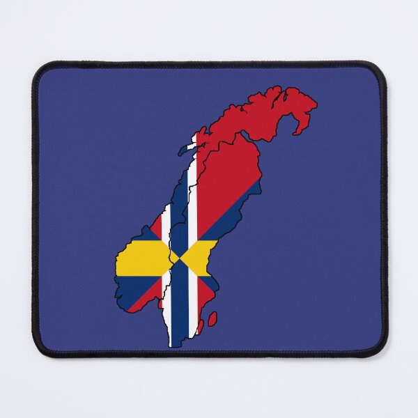 Item preview, Sweden-Norway Map designed and sold by Frogpen.