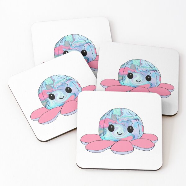 Item preview, happy little octopus (marble edition) designed and sold by ShipsinParadise.