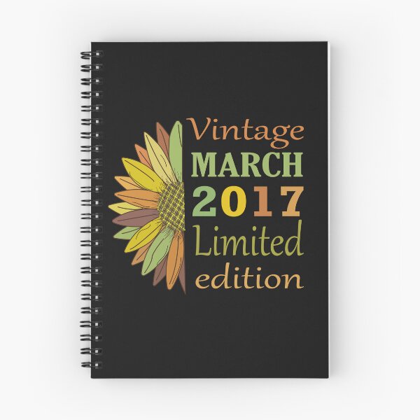 Item preview, vintage march 2017 limited edition, 5 Year Old Gifts Vintage 2017 Limited Edition 5th Birthday designed and sold by SimoSaladain.
