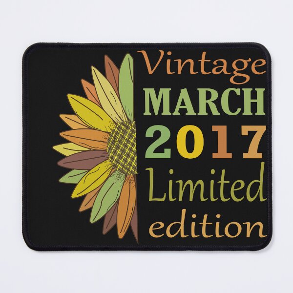 Item preview, vintage march 2017 limited edition, 5 Year Old Gifts Vintage 2017 Limited Edition 5th Birthday designed and sold by SimoSaladain.
