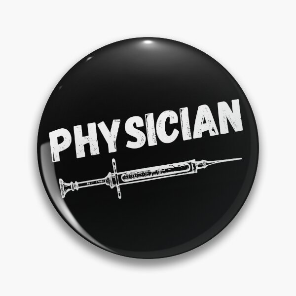 Item preview, Syringe Physician Instrument For The Doctor White Text designed and sold by med-artist.