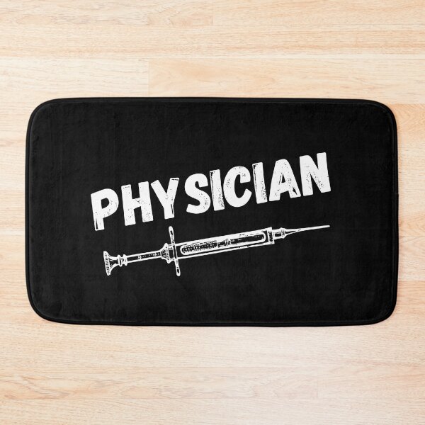 Item preview, Syringe Physician Instrument For The Doctor White Text designed and sold by med-artist.