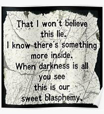 Black Veil Brides: Sweet Blasphemy Poster