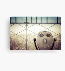 Travel Sunset Landscape - New York City - ESB/WTC Canvas Print