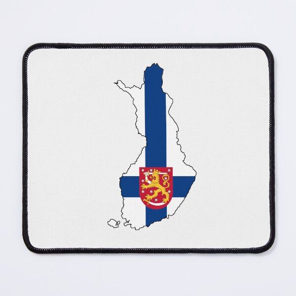 Item preview, Finland with Coat of Arms designed and sold by Frogpen.