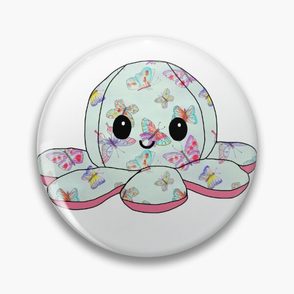 Item preview, happy little octopus (butterfly edition) designed and sold by ShipsinParadise.