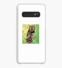 Wise Owl on Wood Case/Skin for Samsung Galaxy