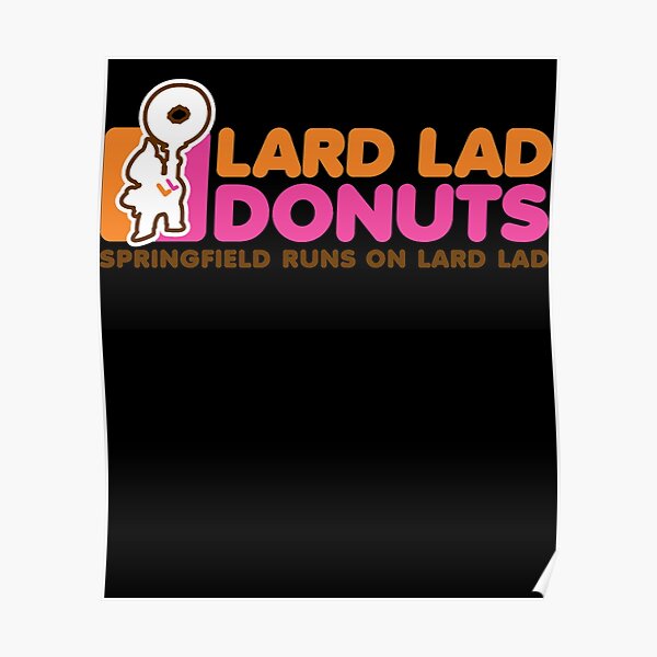 "Lard Lad For Fans" Poster for Sale by AliciaBernier Redbubble