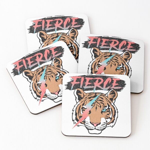 Item preview, Fierce Tiger Blue Eyes Vintage Strong Animal Wild  designed and sold by EcchiWaifuShop.