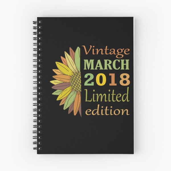 Item preview, vintage march 2018 limited edition, 4 Year Old Gifts Vintage 2018 Limited Edition 4th Birthday designed and sold by SimoSaladain.