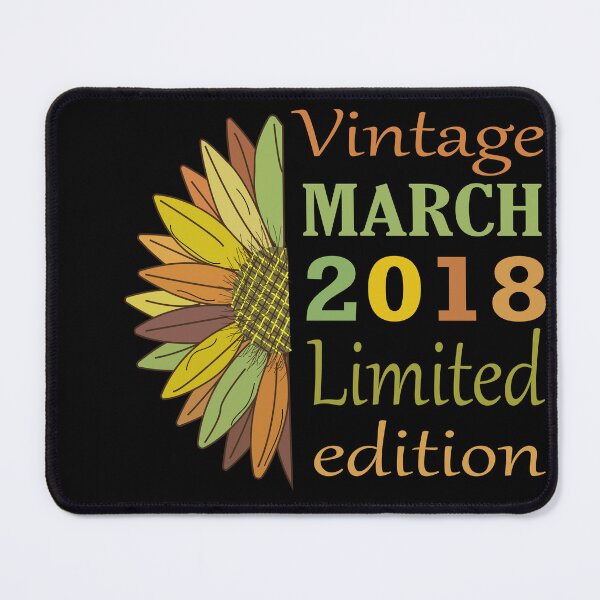 Item preview, vintage march 2018 limited edition, 4 Year Old Gifts Vintage 2018 Limited Edition 4th Birthday designed and sold by SimoSaladain.