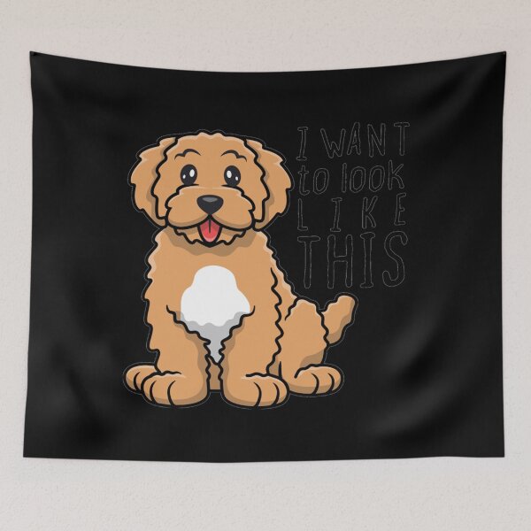 Item preview, i want to look like this, gift for caniche lovers, gift for cute dog lovers, gift for bestfriend who designed and sold by andreviol.