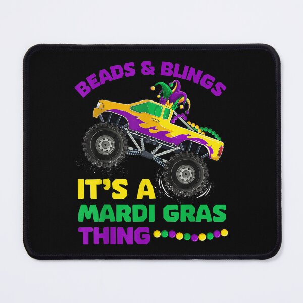 Item preview, Beads Blings A Mardi Gras Thing Monster Truck Boys  designed and sold by vergielx.