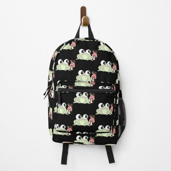 Item preview, Cute cartoon frog with a snail friend on a mushroom designed and sold by Yarafantasyart.