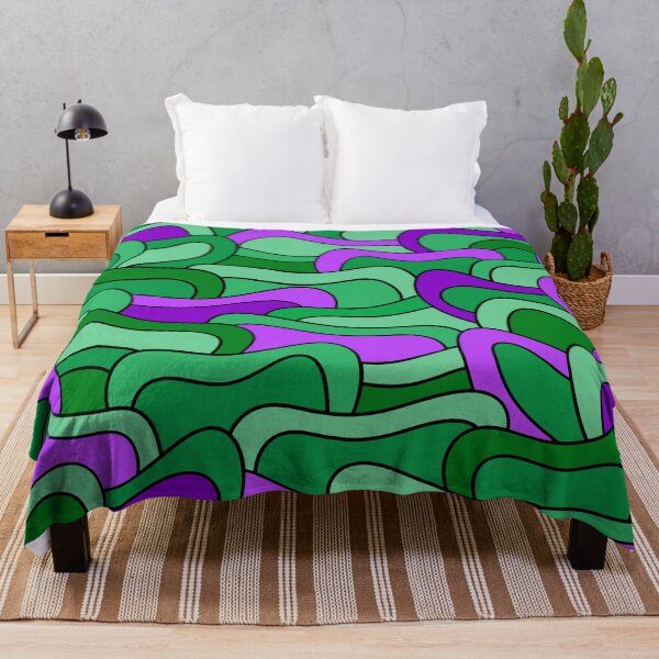 Item preview, Abstract pattern - purple and green. designed and sold by K.S ART.