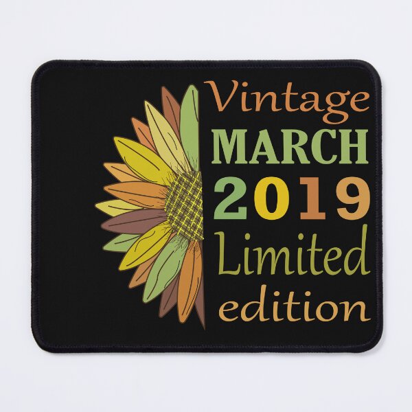 Item preview, vintage march 2019 limited edition, 3 Year Old Gifts Vintage 2019 Limited Edition 3rd Birthday designed and sold by SimoSaladain.