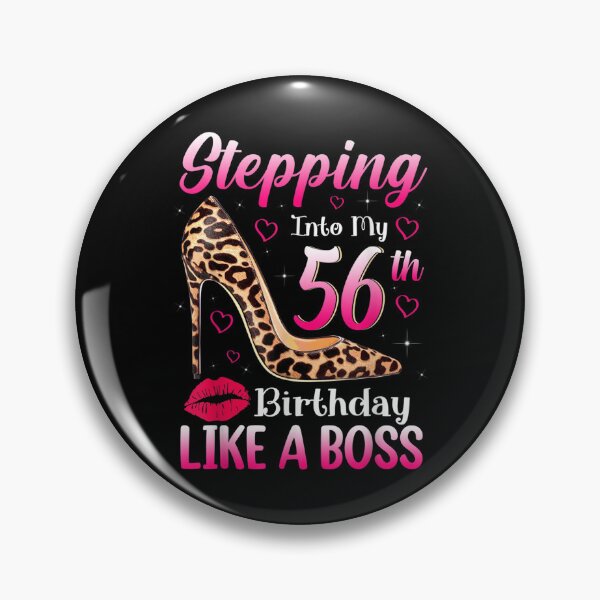 Item preview, Stepping Into My 56th Birthday Like A Boss  designed and sold by vergielx.