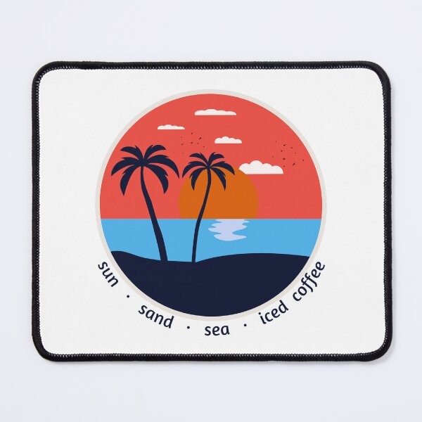 Item preview, Sun, Sand, Sea, Iced Coffee designed and sold by FrostyRose.