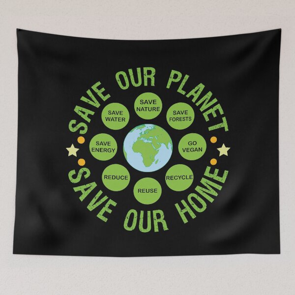 Item preview, Save Our Planet Save Our Home Nature Lover Gifts designed and sold by amishacreates.