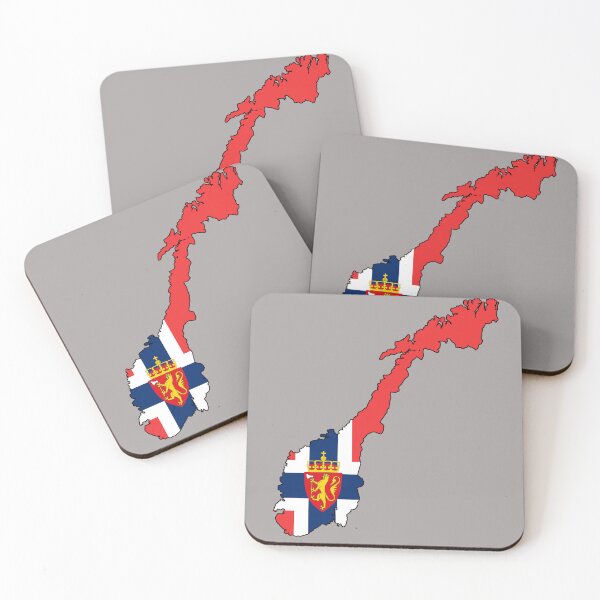 Item preview, Norway with Coat of Arms designed and sold by Frogpen.