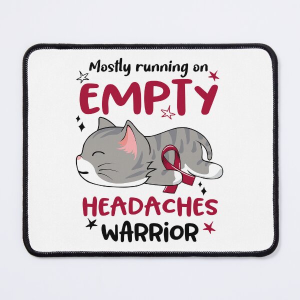 Item preview, Headaches Awareness, Mostly Running on Headaches Warrior designed and sold by Tammyilaria.