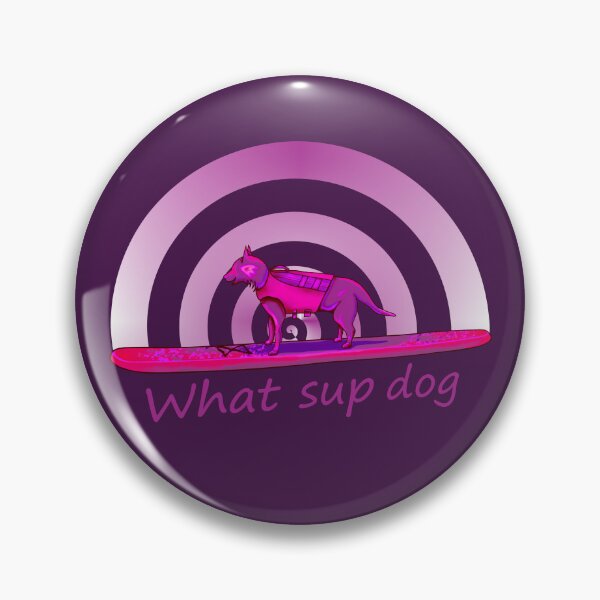Item preview, What sup dog pink designed and sold by Pauletart.