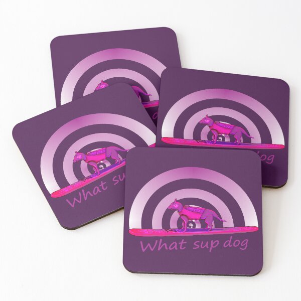 Item preview, What sup dog pink designed and sold by Pauletart.