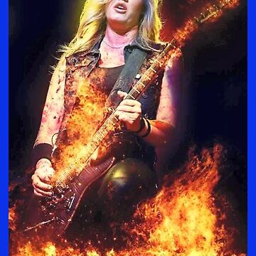 Artwork thumbnail, Nita Strauss Is On Fire Classic T-Shirt by DennisSchno