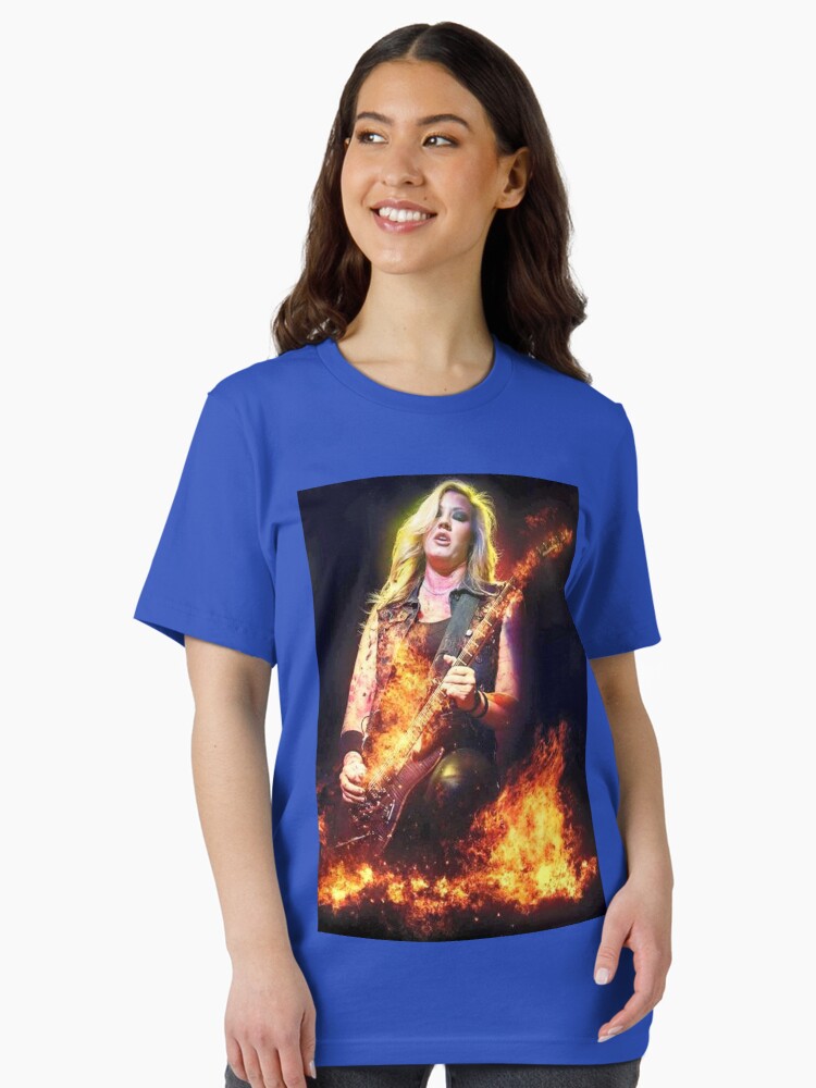 Thumbnail 2 of 7, Essential T-Shirt, Nita Strauss Is On Fire Classic T-Shirt designed and sold by DennisSchno.