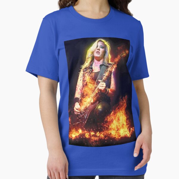 Item preview, Nita Strauss Is On Fire Classic T-Shirt designed and sold by DennisSchno.