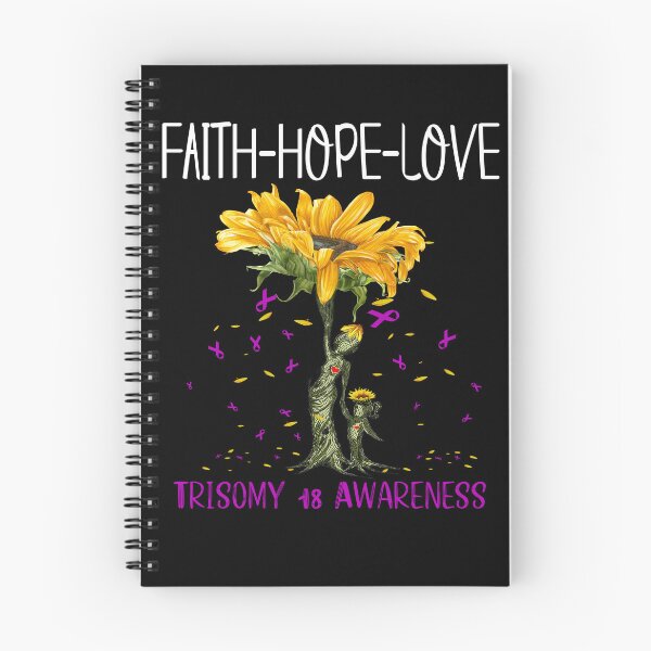 Item preview, Trisomy 18 Awareness - Sunflower Faith Hope Love designed and sold by Hilten.